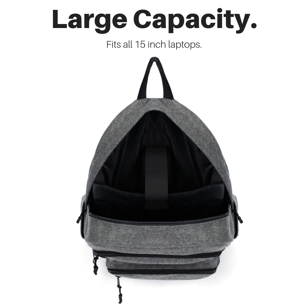 Bluetooth Backpack with Speakers & Subwoofer (Gray)