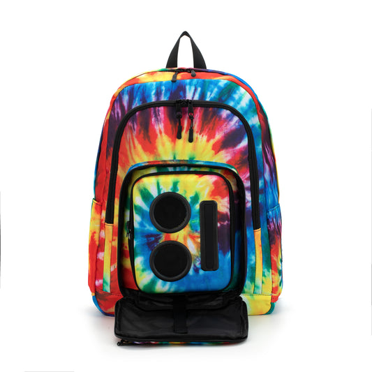 Bluetooth Backpack with Speakers & Subwoofer (Rainbow)