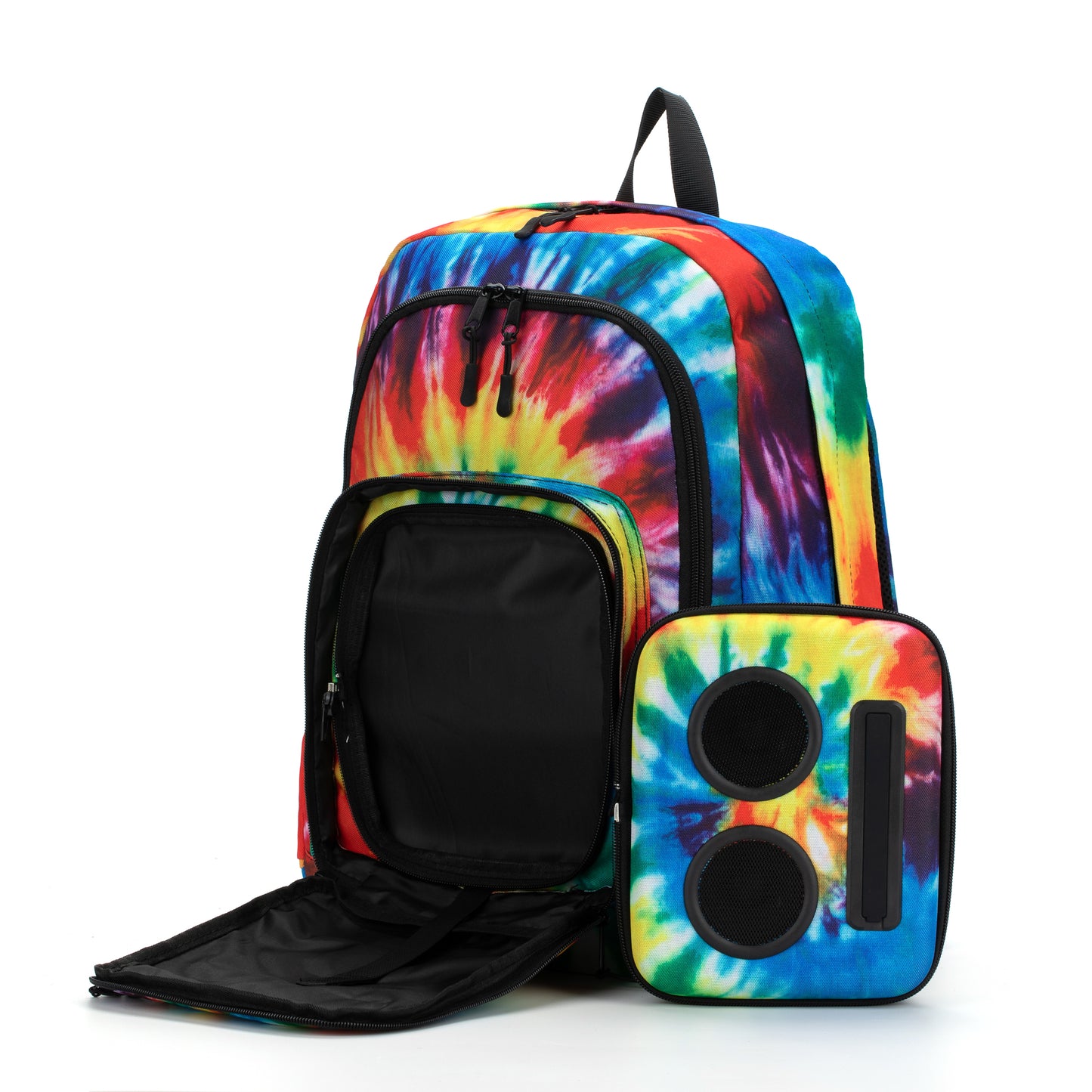 Bluetooth Backpack with Speakers & Subwoofer (Rainbow)