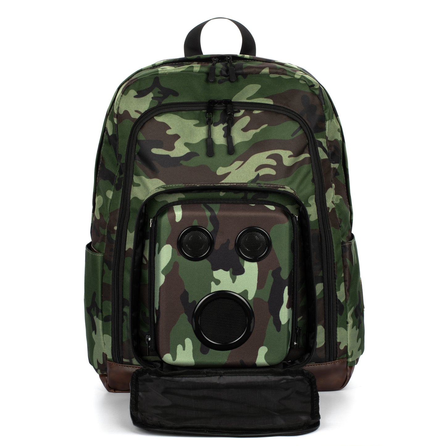 Bluetooth Backpack with Speakers & Subwoofer (Camo)