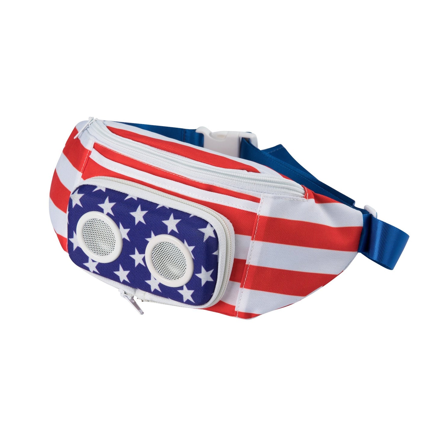 The Rager Fanny - Fanny Pack With Bluetooth Speakers (American Flag)